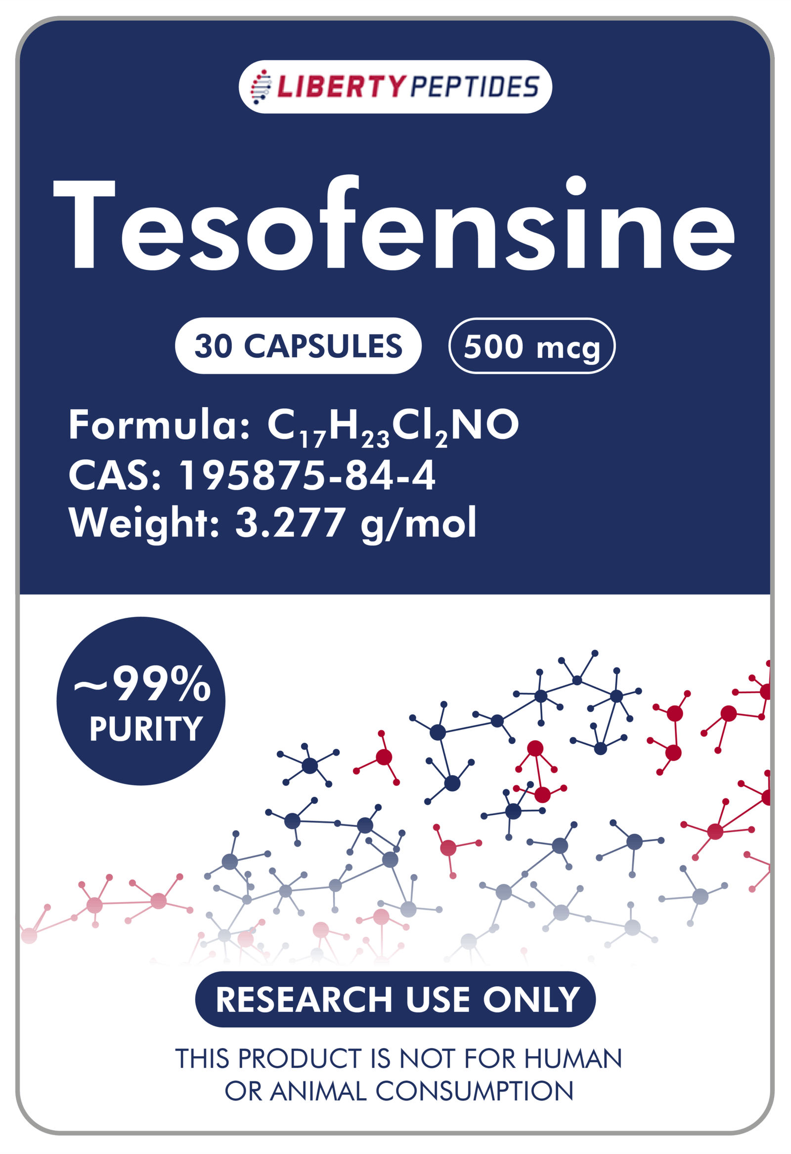 Tesofensine (500mcg x 30 capsules)